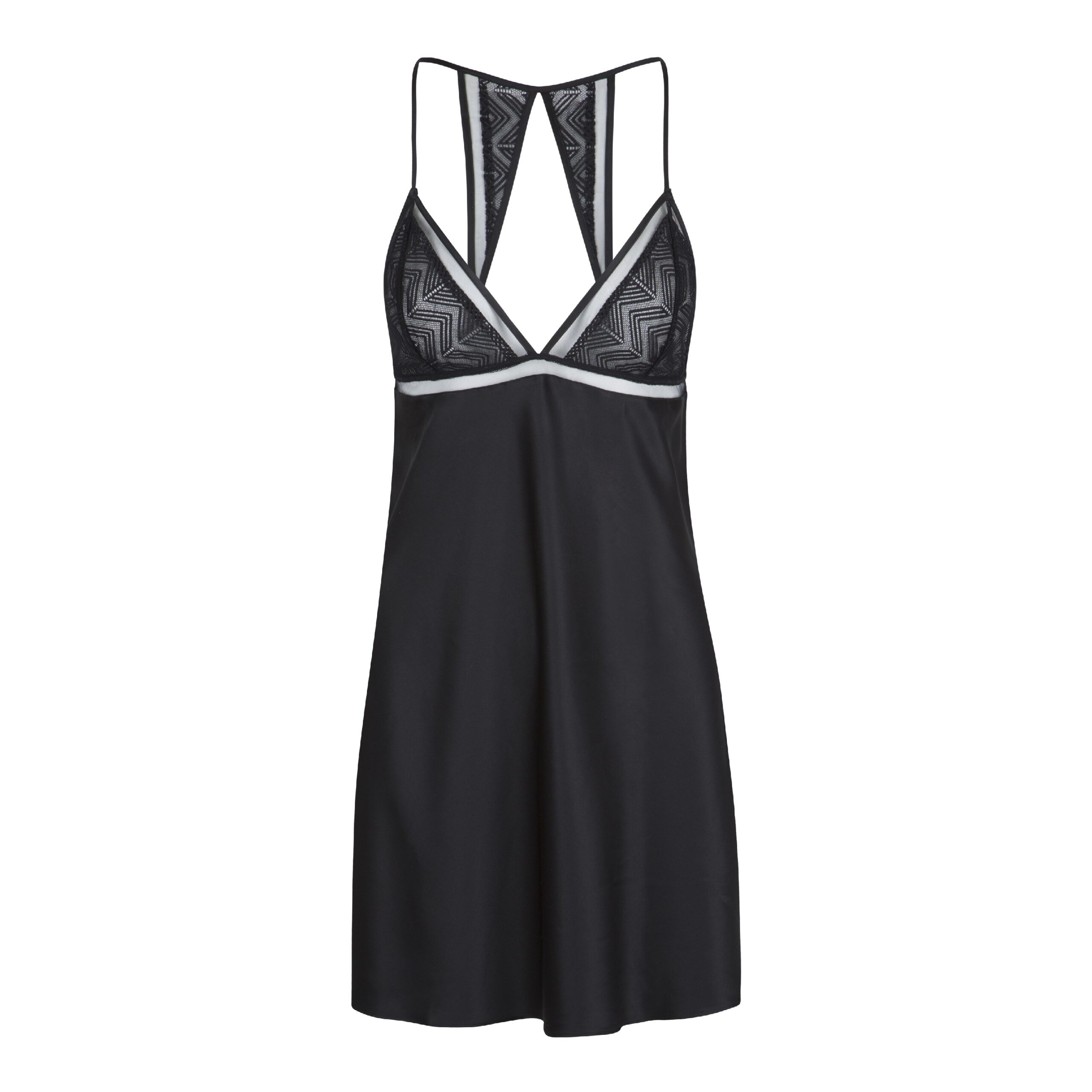 Lingadore Satin Chemise in Canary Green main image 0