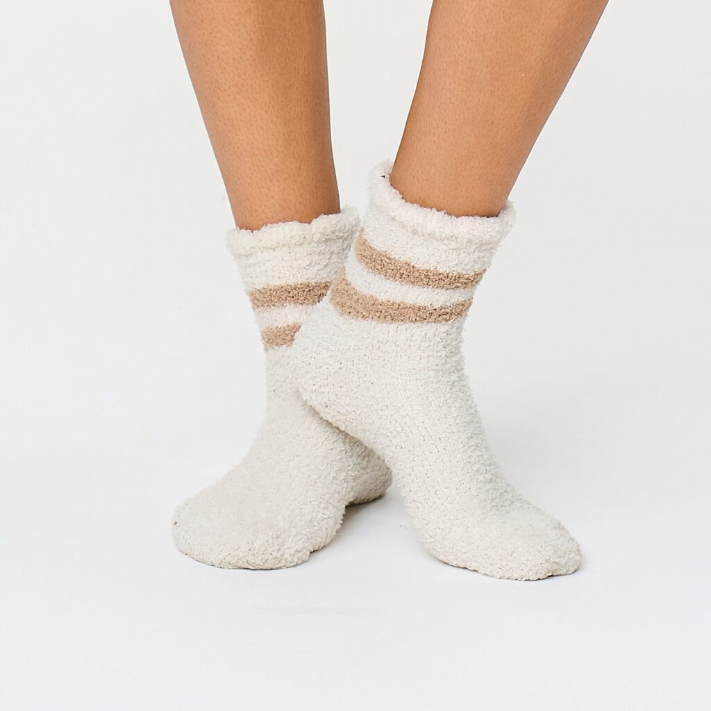 8632 Fleece sokken